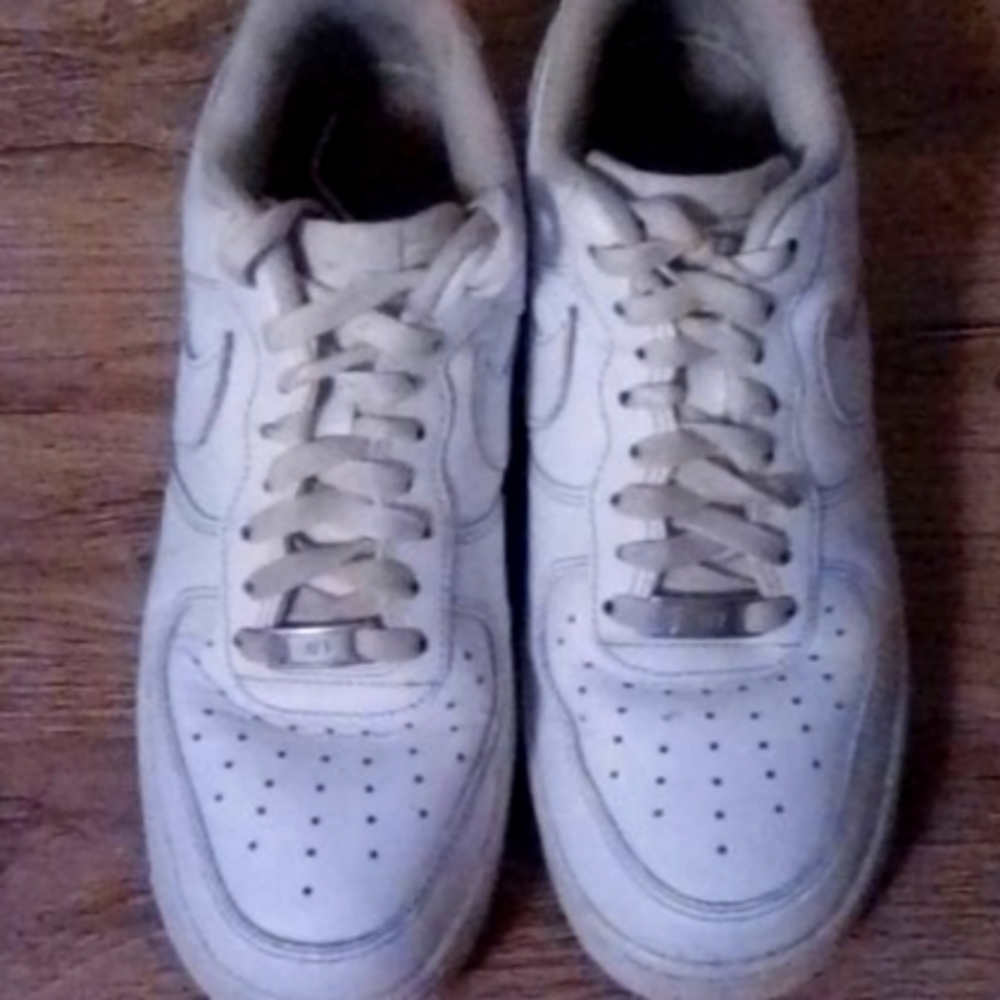 Nike Men's White Air Force One Shoes Size 8.5